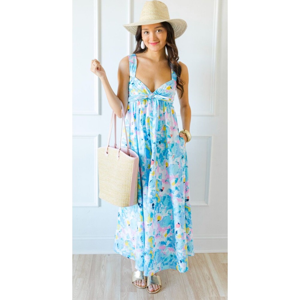 Buddylove Kenny Pastel Dream Dress Sz M NWT Midi Resort Wear Vacation Sundress